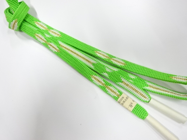 未使用品　正絹　手組帯締め